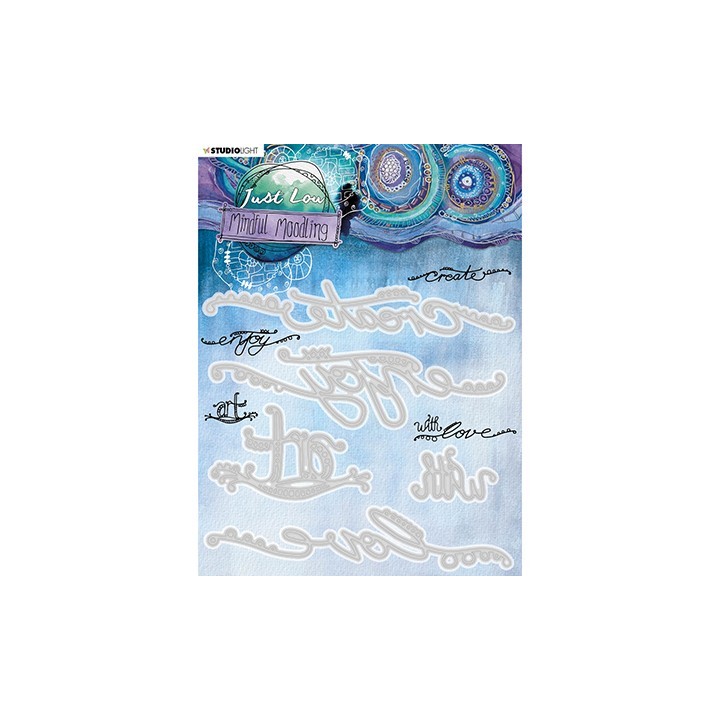 (JL-MM-CD31)Studio Light JL Cutting Die Text dies Mindful Moodling nr.31