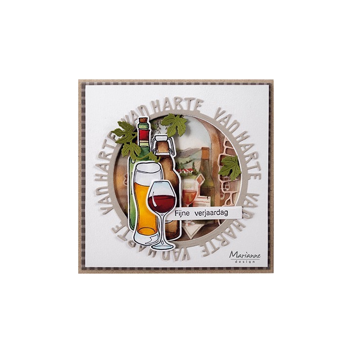 (CR1560)Craftables Van harte cirkel by Marleen