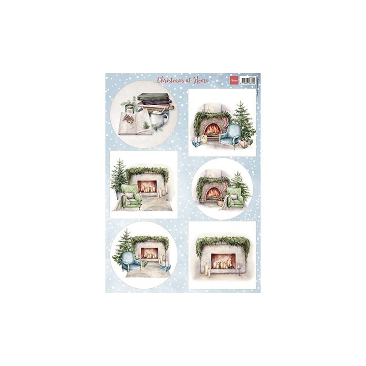 (VK9594)3D Christmas at home