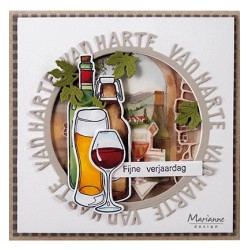 (HT1664)Clear stamp Hetty's Beer