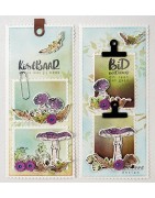 (TC0885)Clear stamp & die set Tiny's fall leaves