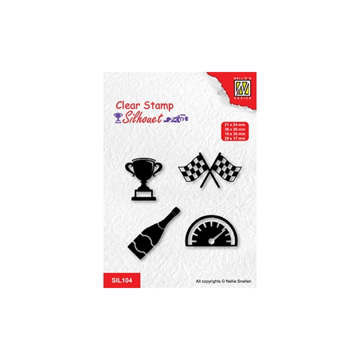 (SIL104)Nellie`s Choice Clearstamp - Formula one serie: 3