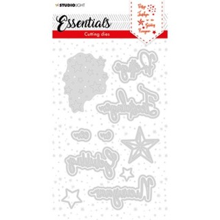 (SL-ES-CD59)Studio Light SL Cutting Die Christmas Prettige Feestdagen NL 1 Essentials nr.59