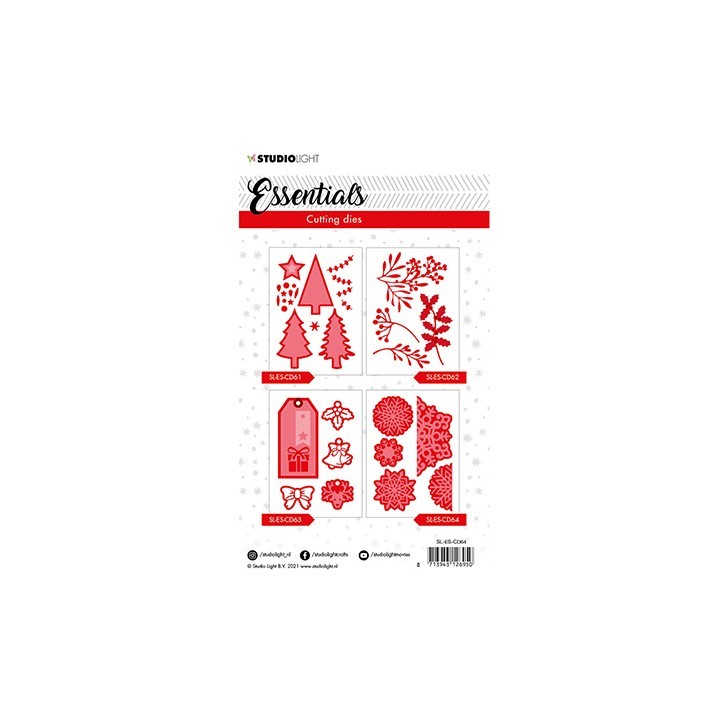 (SL-ES-CD64)Studio Light SL Cutting Die Christmas Large snowflakes Essentials nr.64