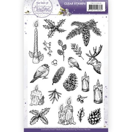(PMCS10049)Clear Stamps - Precious Marieke - The Best Christmas Ever