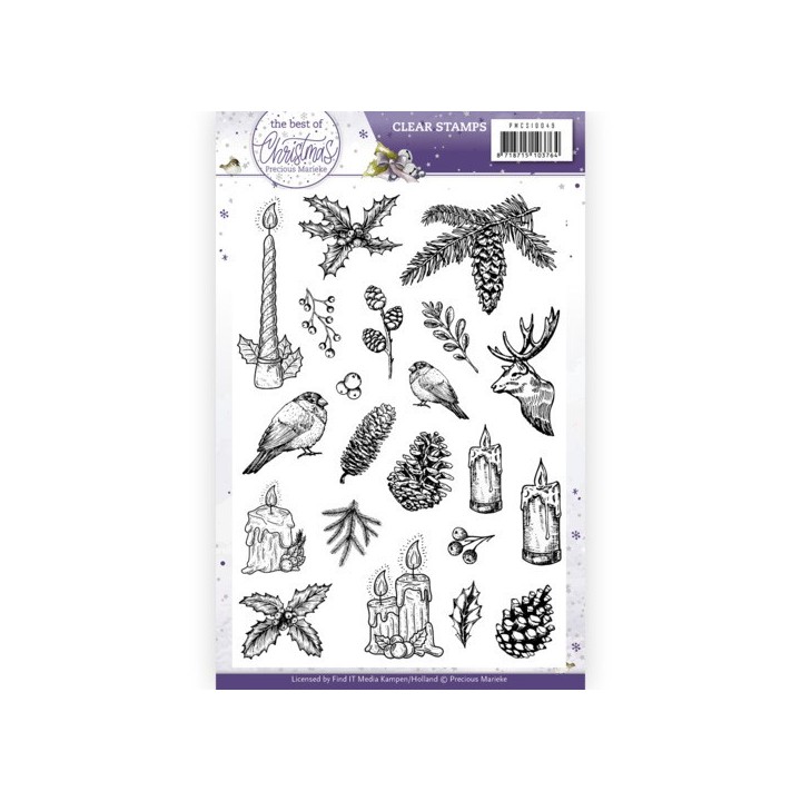 (PMCS10049)Clear Stamps - Precious Marieke - The Best Christmas Ever