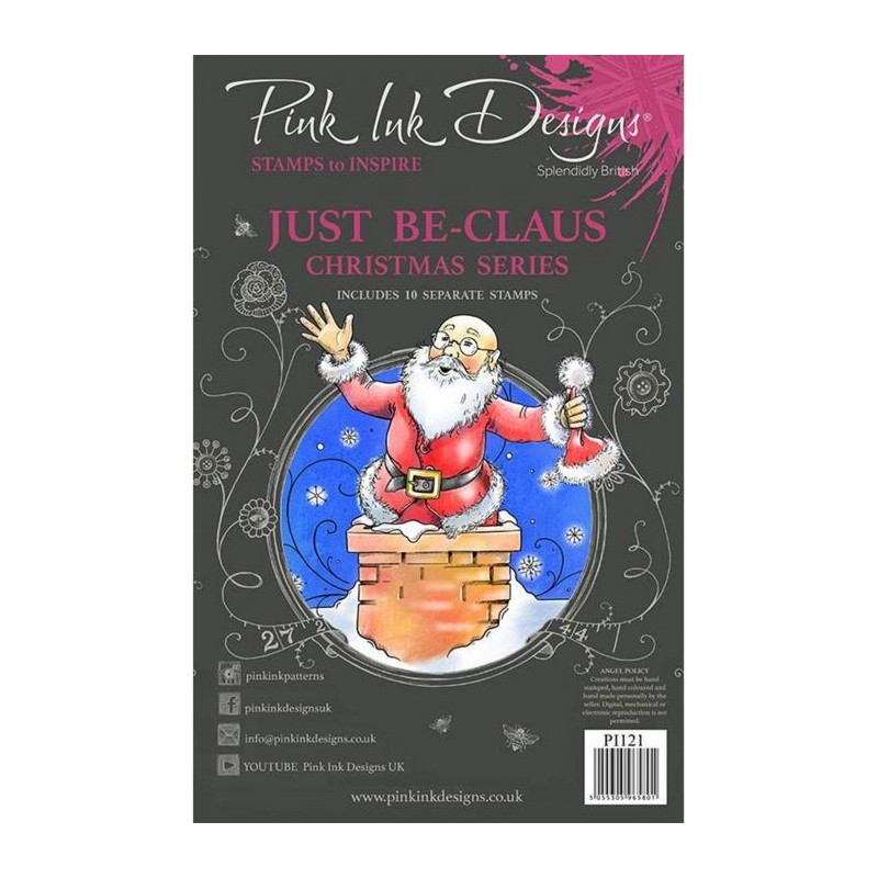 (PI121)Pink Ink Designs Clear stamp set Just be-claus