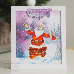 (PI121)Pink Ink Designs Clear stamp set Just be-claus