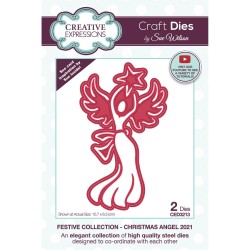 (CED3213)Creative Expressions • Paper cuts Craft dies Christmas angel 2021