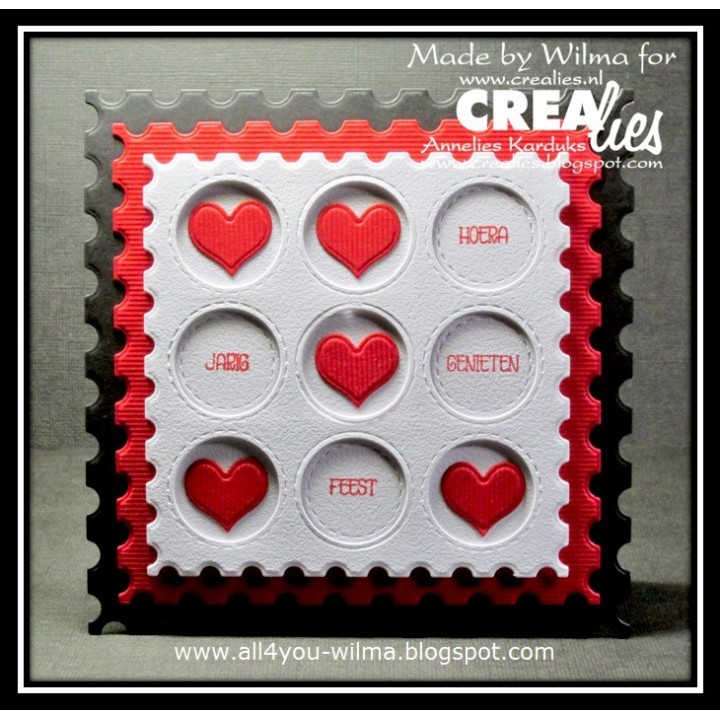 (CNLXXL97)Crealies Crea-Nest-Lies XXL Stamp square (8x)