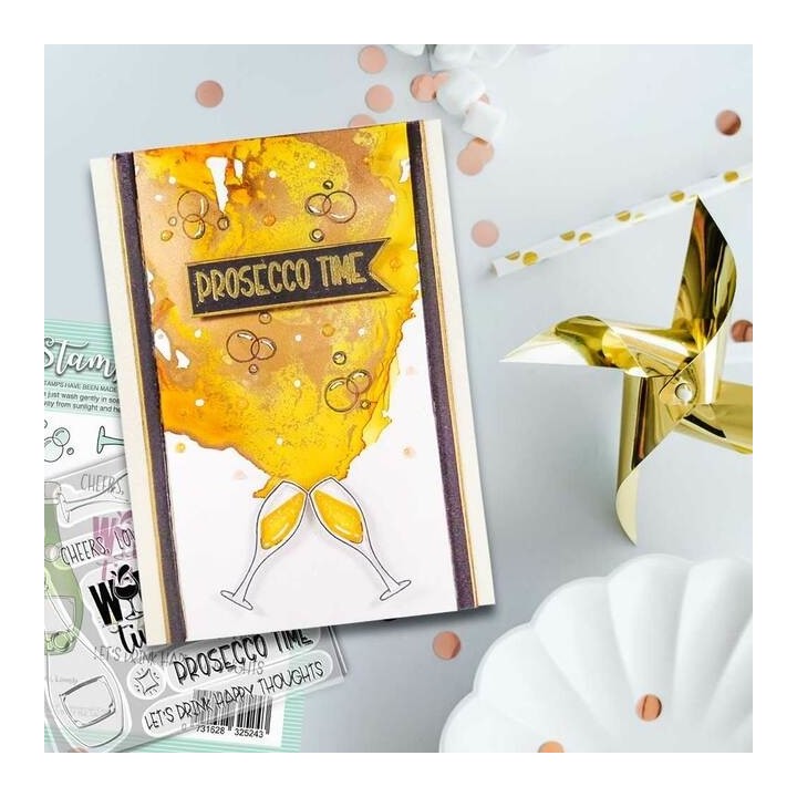 (PD8147)Polkadoodles Cheers, Lovely Clear Stamps