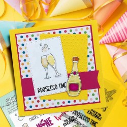 (PD8147)Polkadoodles Cheers, Lovely Clear Stamps