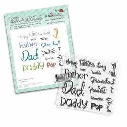 (PD8196)Polkadoodles Greatest Guy Clear Stamps
