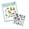 (PD8195)Polkadoodles Tropical Fever Clear Stamps