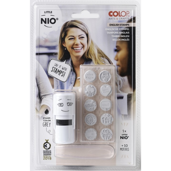 (NIL011)Nio English Set Little NIO Stamp