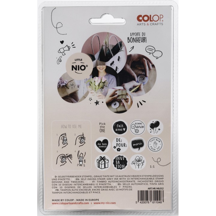 (NIL012)Nio Français Set Little NIO Stamp