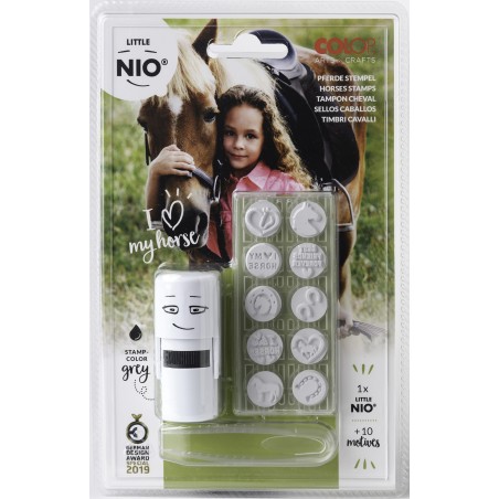 (NIL009)Nio Horses Set Little NIO Stamp