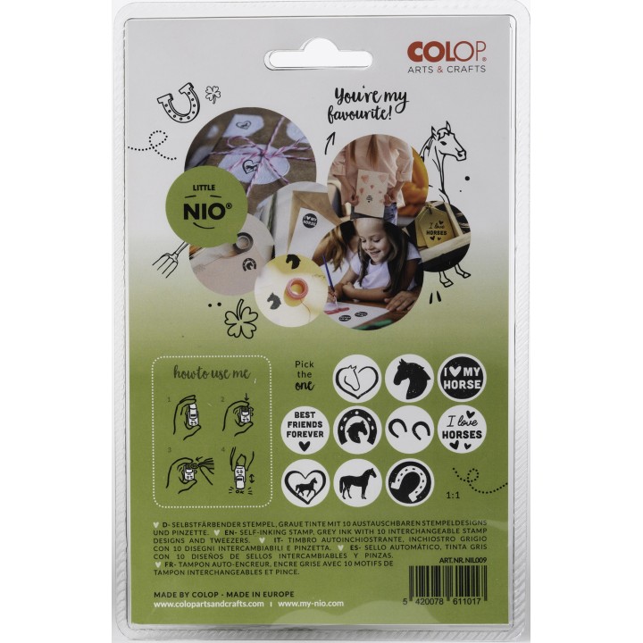 (NIL009)Nio Horses Set Little NIO Stamp