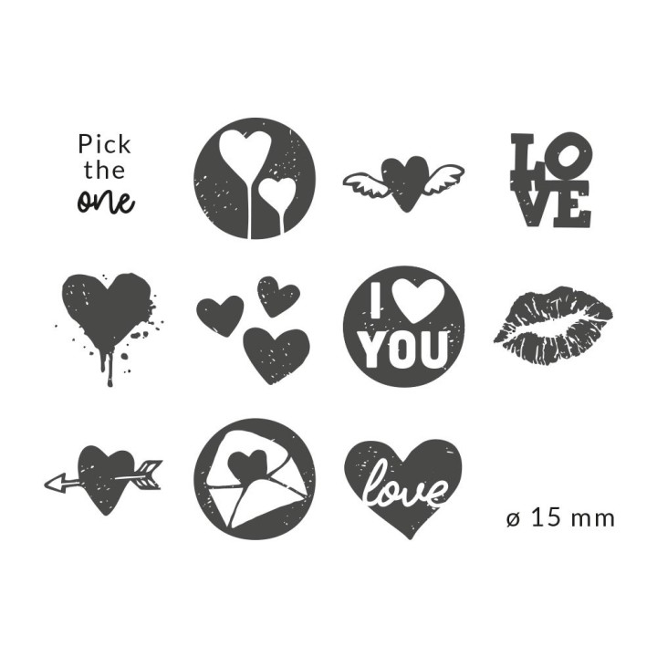 (NIL007)Nio Love Set Little NIO Stamp