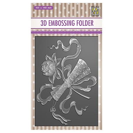 (EF3D026)Nellie's Choice Embossing folder Diploma