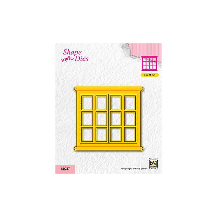 (SD217)Nellie's shape dies Open window-2
