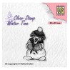 (WT005)Nellie's Choice Clear Stamp Winter Time Shy snowman