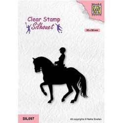 (SIL097)Nellie`s Choice Clearstamp - Equestrian sport