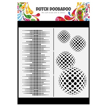 (470.784.009)Dutch Shape Mask Art Slimline Circles
