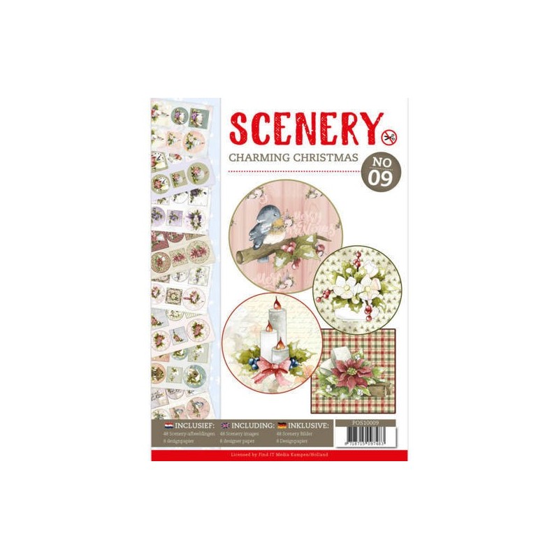 (POS10009)Push Out book Scenery 9 - Charming Christmas
