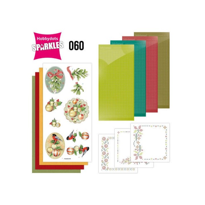 (SPDO060)Sparkles Set 60 - Jeanine's Art - Christmas Baubles