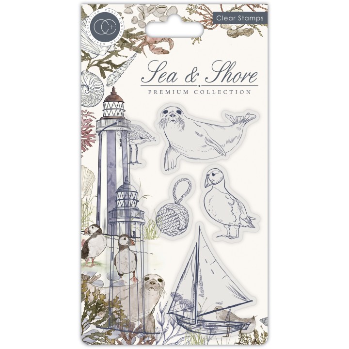 (CCSTMP063)Craft Consortium Sea & Shore Shore Clear Stamps