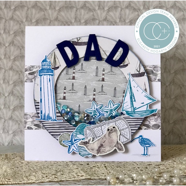 (CCSTMP063)Craft Consortium Sea & Shore Shore Clear Stamps