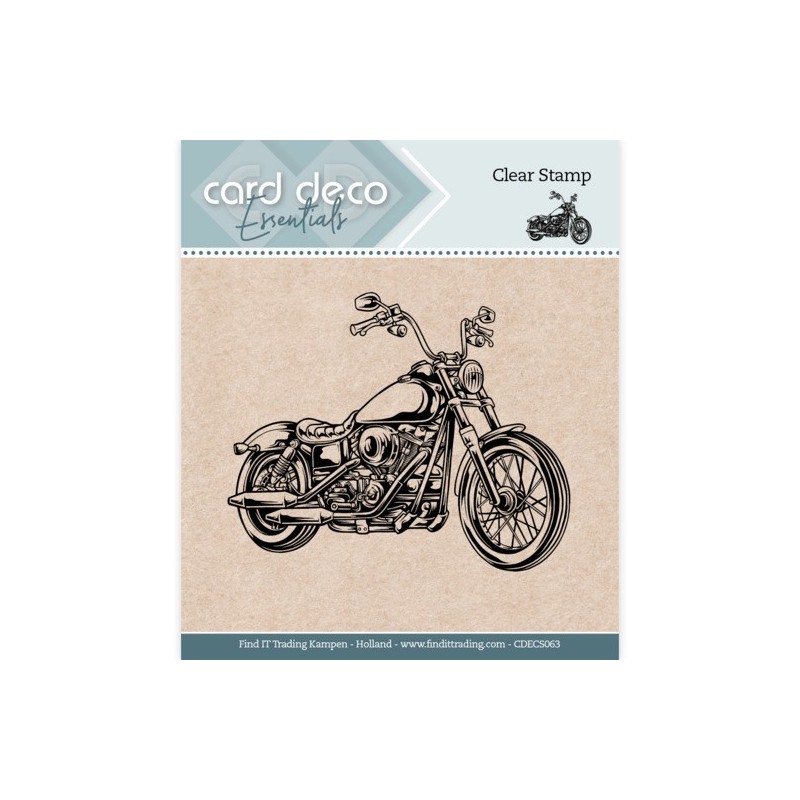 (CDECS063)Card Deco Essentials - Clear Stamps - Motor