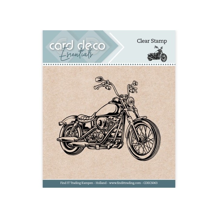 (CDECS063)Card Deco Essentials - Clear Stamps - Motor