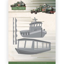 (ADD10251)Dies -Amy Design - Vintage Transport - Boats