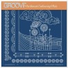 (GRO-FL-41636-03)Groovi Plate A5 TINA'S FIELDS & FLOWERS DOODLE LANDSCAPE