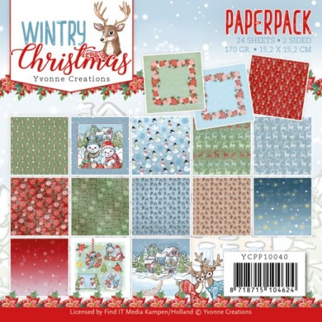(YCPP10040)Paperpack - Yvonne Creations - Wintery Christmas