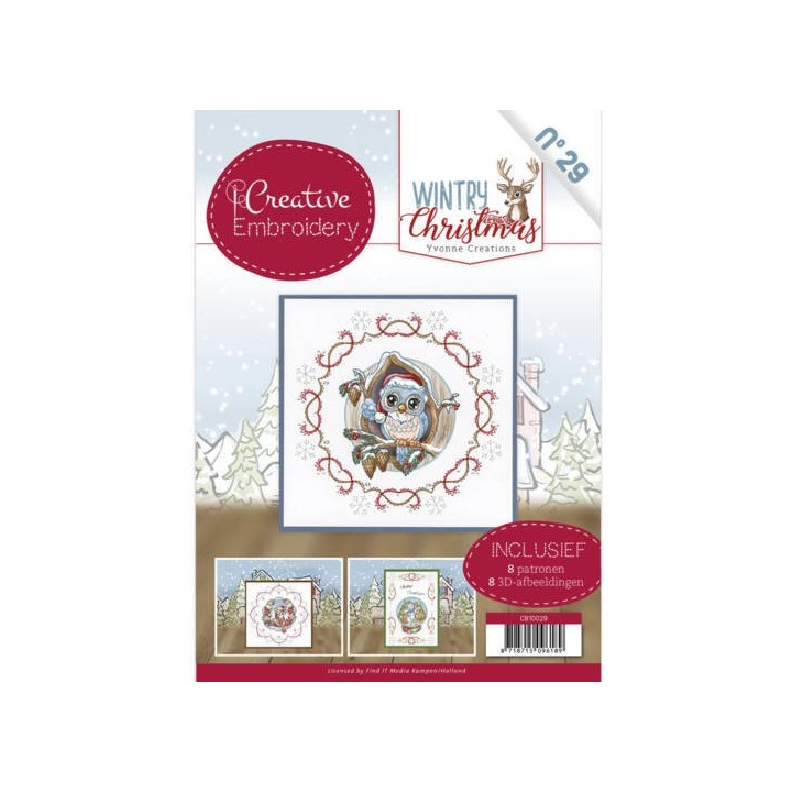 (CB10029)Creative Embroidery 29 - Yvonne Creations - Wintry Christmas