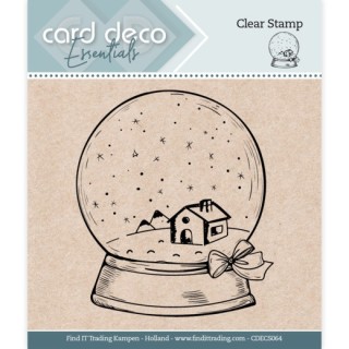 (CDECS064)Card Deco Essentials - Clear Stamps - Globe