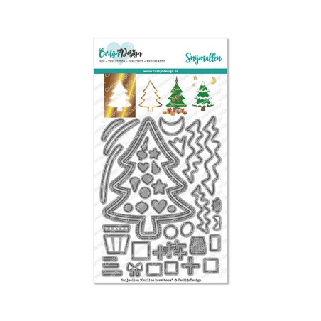 (CDSN-0113)CarlijnDesign Dies Outline Christmas tree