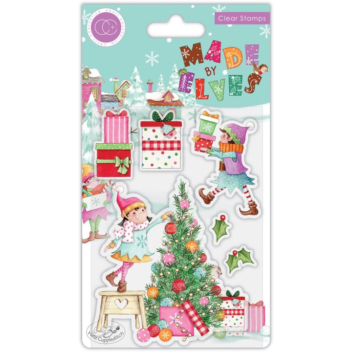 (CCSTMP069)Craft Consortium Made by Elves Tree Clear Stamps