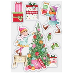 (CCSTMP069)Craft Consortium Made by Elves Tree Clear Stamps