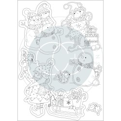 (CCSTMP071)Craft Consortium Made by Elves Candy Clear Stamps