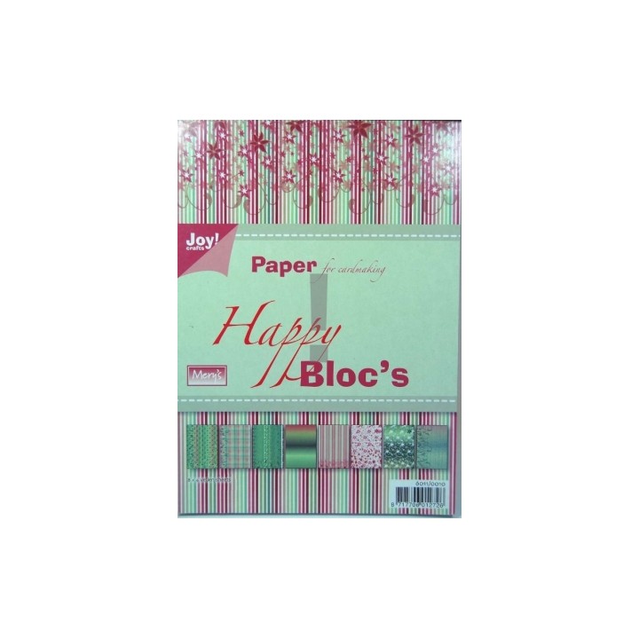 (6011/0009)Papier block 15X21 cm happy