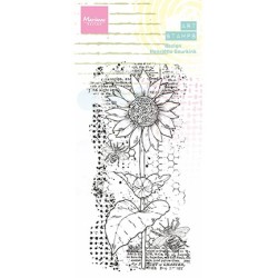 (MM1648)Arts stamps Sunflower