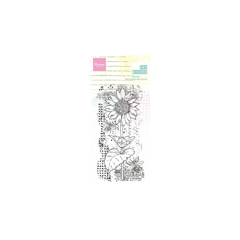 (MM1648)Arts stamps Sunflower