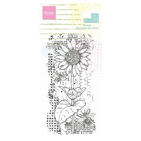 (MM1648)Arts stamps Sunflower