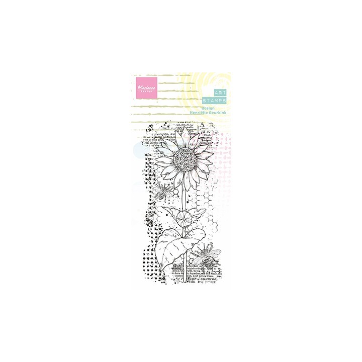 (MM1648)Arts stamps Sunflower