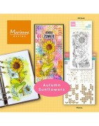 (MM1648)Arts stamps Sunflower