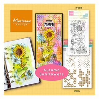 (MM1648)Arts stamps Sunflower